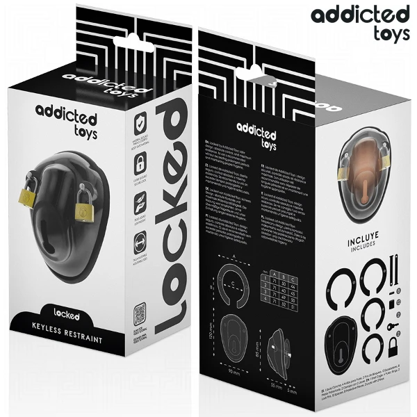 ADDICTED TOYS LOCKED - GABBIA PER PENE SENZA CHIAVE 11,5 CM