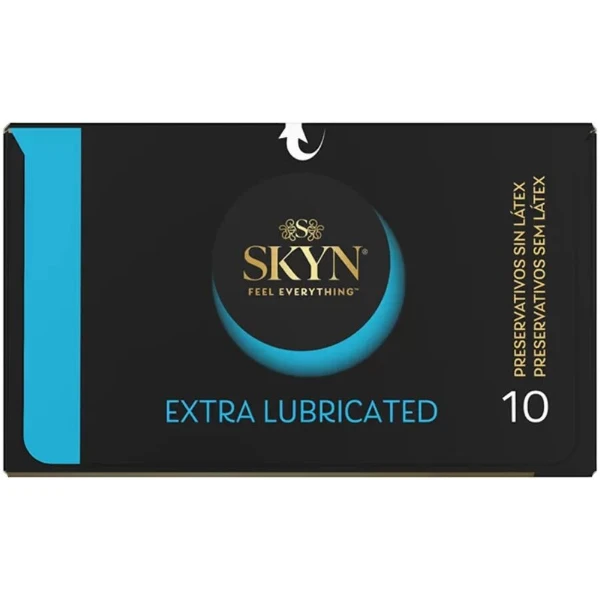 SKYN - PRESERVATIVO EXTRA LUBRICADO 10 UNIDADES