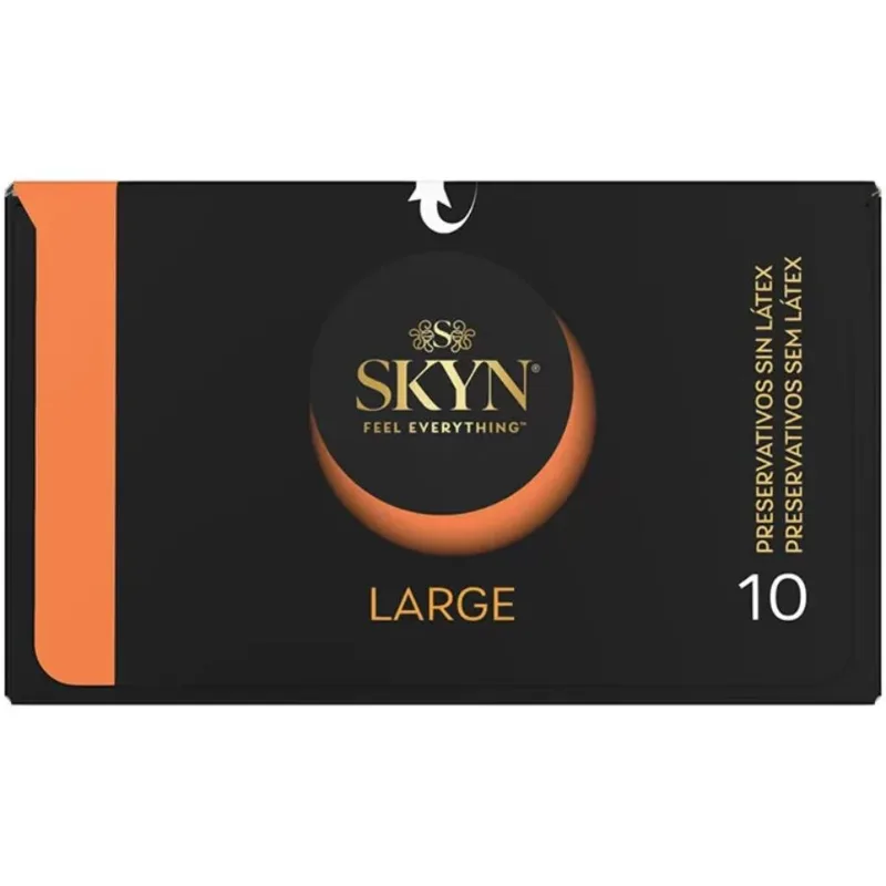 SKYN - PRESERVATIVO LARGE AJUSTE EXTRA 10 UNIDADES
