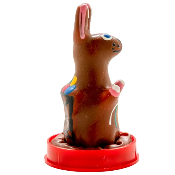 CONDOMERIE - PRESERVATIVO DECORATIVO PINTADO A MANO CONEJITO DE PASCUA