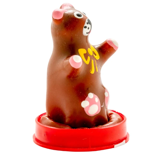 CONDOMERIE - PRESERVATIVO DECORATIVO PINTADO A MANO OSO DE PELUCHE