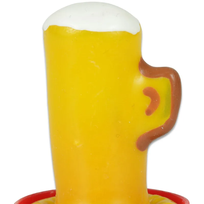 CONDOMERIE - PRESERVATIVI NOVITÀ DIPINTI A MANO BICCHIERE DI BIRRA