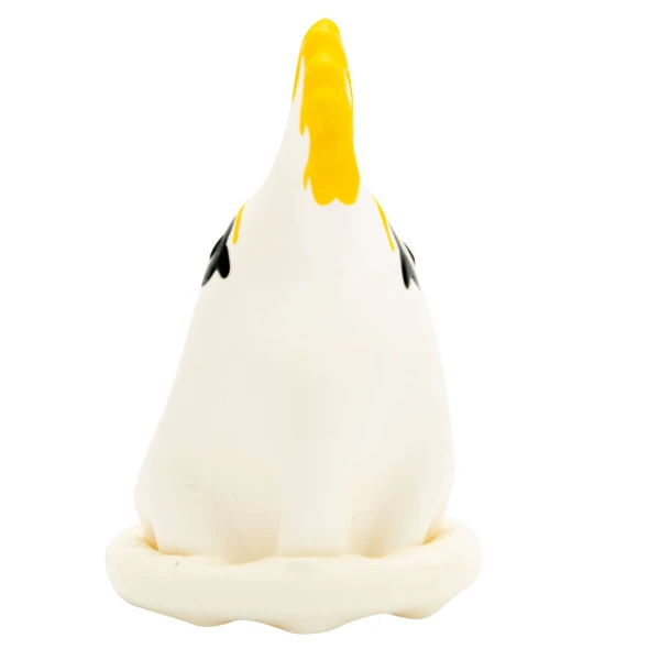 CONDOMERIE - PRESERVATIVO DECORATIVO PINTADO A MANO LORO BLANCO