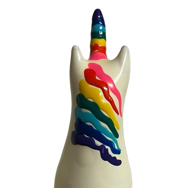 CONDOMERIE - PRESERVATIVI NOVITÀ DIPINTI A MANO UNICORNO ARCOBALENO