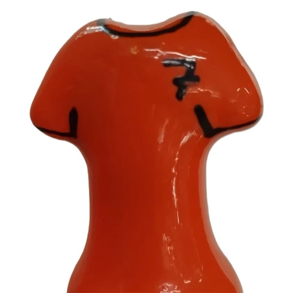 CONDOMERIE - PRESERVATIVI NOVITÀ DIPINTI A MANO MAGLIETTA ARANCIONE