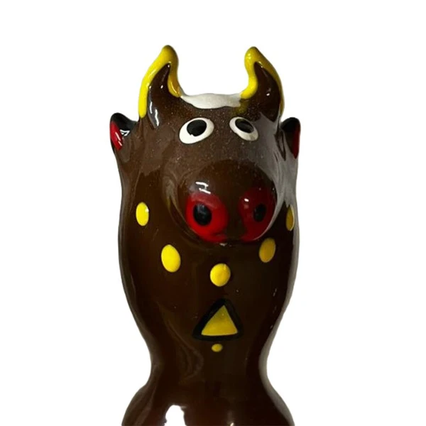CONDOMERIE - PRESERVATIVI NOVITÀ DIPINTI A MANO BULL BLACK MODELLO 2