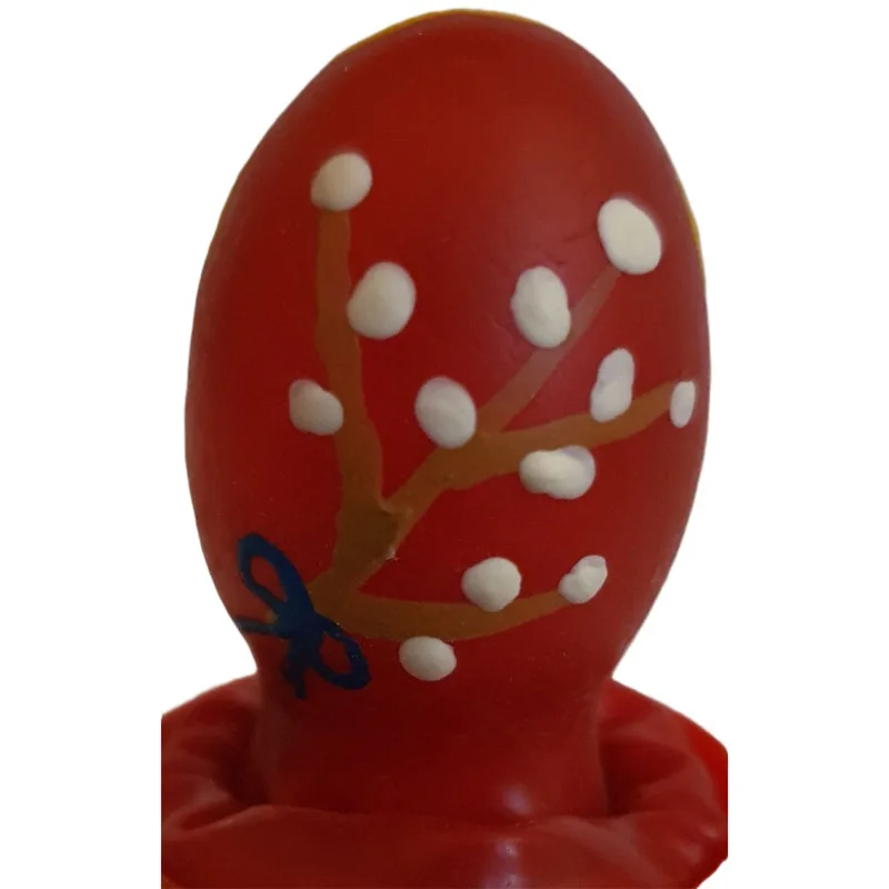 CONDOMERIE - PRESERVATIVI NOVITÀ DIPINTI A MANO ROSSO UOVO DI PASQUA