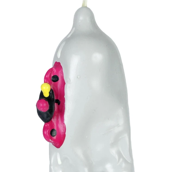 CONDOMERIE - PRESERVATIVO DECORATIVO PINTADO A MANO MOTO XL