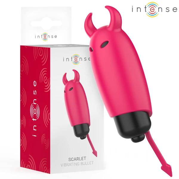 INTENSE - PROIETTILE VIBRANTE SCARLATTO RED DEMON 9,3 X 2,4 CM