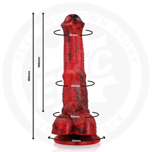 EPIC - VULCANUS DILDO DRAGÓN DE LA NOCHE