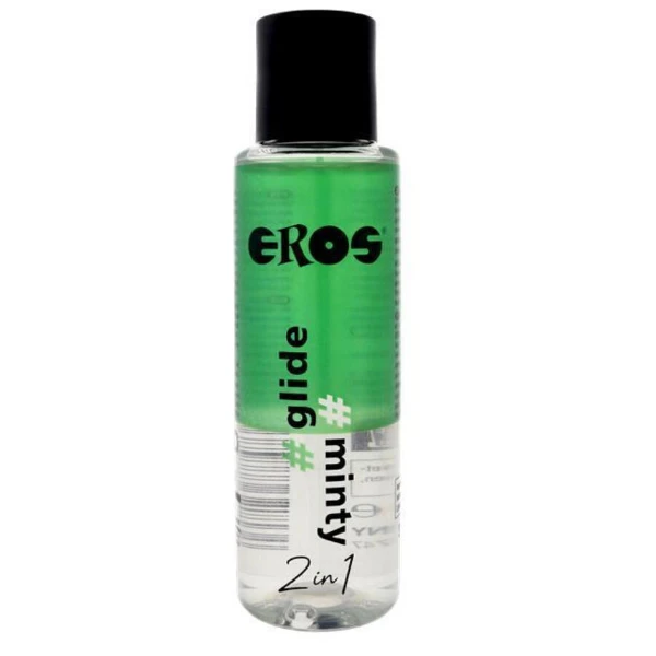 EROS - "2 IN 1"GLIDE MINTY LUBRIFICANTE A BASE DI SILICONE 100 ML