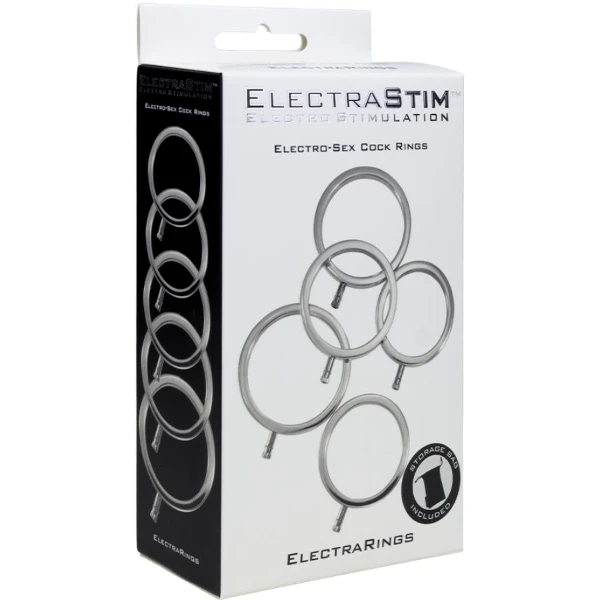ELECTRASTIM - ELECTRARINGS ANELLI PER PENE IN METALLO CONFEZIONE DA 5