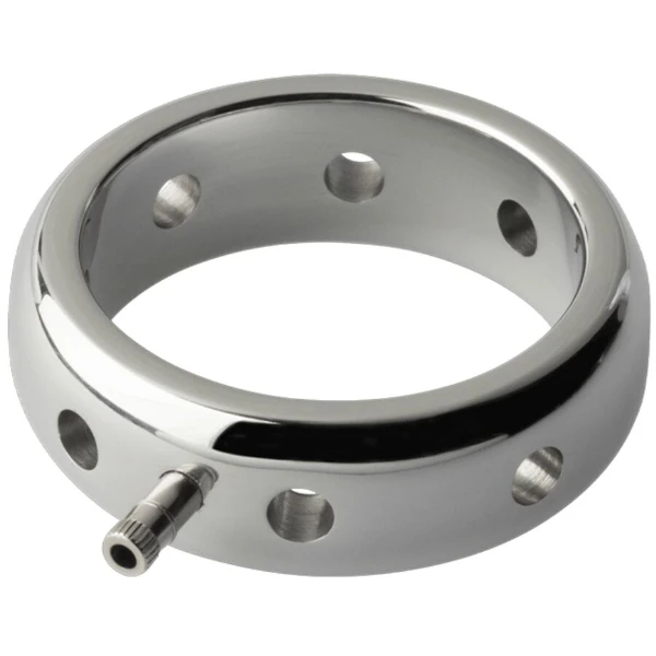 ELECTRASTIM - ANELLO ELETTROMAGNETICO PER PENE IN METALLO PRESTIGE 42 MM