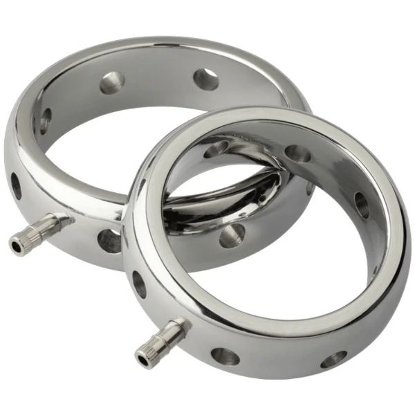 ELECTRASTIM - ANELLO ELETTROMAGNETICO PER PENE IN METALLO PRESTIGE 50 MM