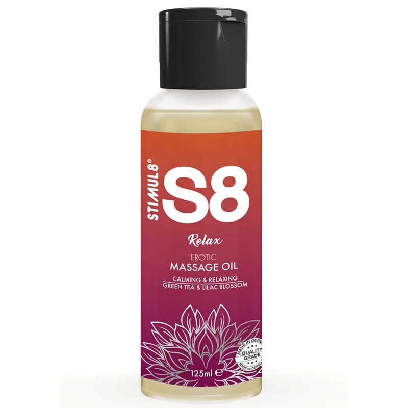 STIMUL8 - S8 RELAX OLIO PER MASSAGGI AL TÈ VERDE 125 ML