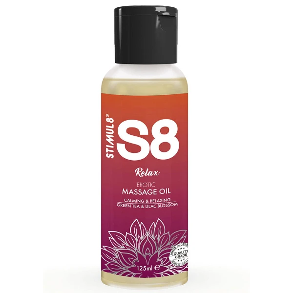 STIMUL8 - S8 RELAX OLIO PER MASSAGGI AL TÈ VERDE 125 ML
