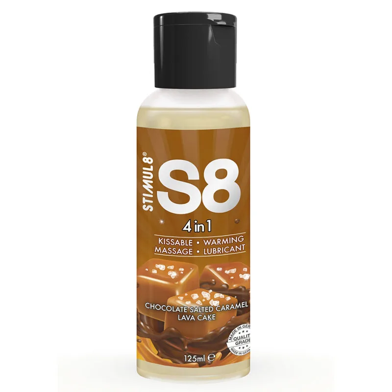 STIMUL8 - S8 LUBRIFICANTE 4 IN 1 AL CIOCCOLATO E CARAMELLO SALATO 125 ML