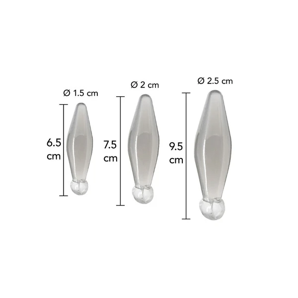 TOYJOY - GIOCO ANALE FINGER RIMMER 3 PEZZI TRASPARENTE