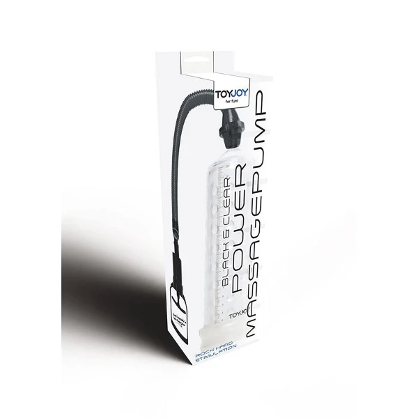 TOYJOY - POMPA PER MASSAGGI POTENTE CON MANICOTTO TRASPARENTE