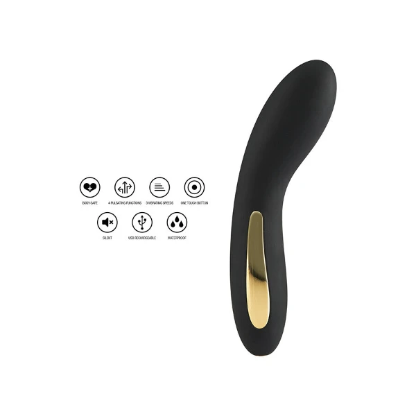 TOYJOY - VIBRATORE NERO LUMINATO