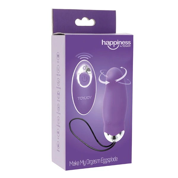 TOYJOY - FELICITÀ IL MIO ORGASMO EGGSPLODE VIBRATORE VIOLA TELECOMANDO