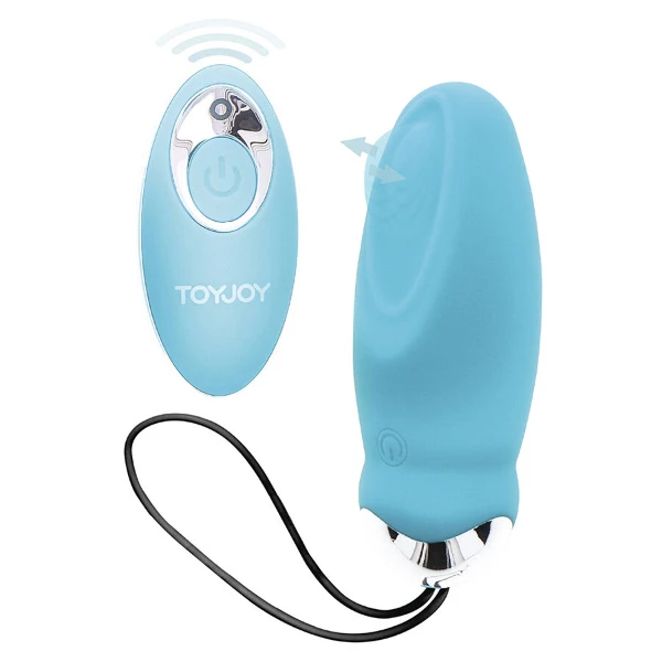 TOYJOY - VIBRATORE HAPPINESS SONO COSÌ EGGCITED CON TELECOMANDO BLU