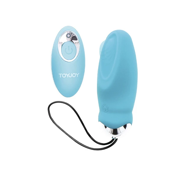 TOYJOY - VIBRATORE HAPPINESS SONO COSÌ EGGCITED CON TELECOMANDO BLU