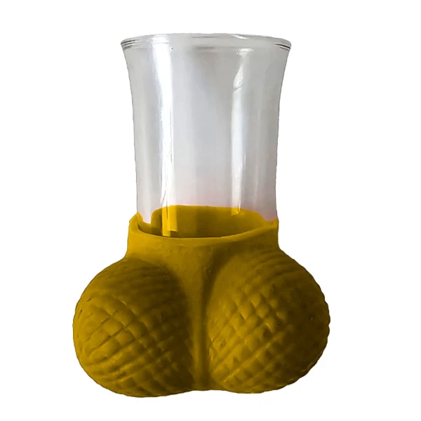 DIABLO PICANTE - VASO DE CHUPITOS DORADO