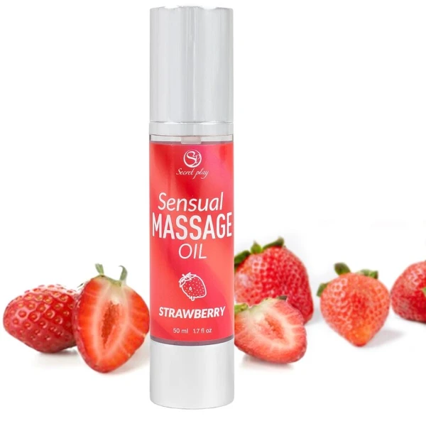 SECRETPLAY - OLIO PER MASSAGGI ALLA FRAGOLA
