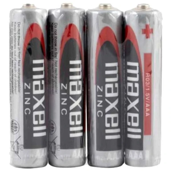 MAXELL - BATTERIA SALINA MANGANESO AAA R03 RETRATTILE*4