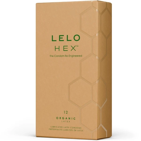 LELO - HEX ORGANIC CONDOM BOX 12 UNITÀ