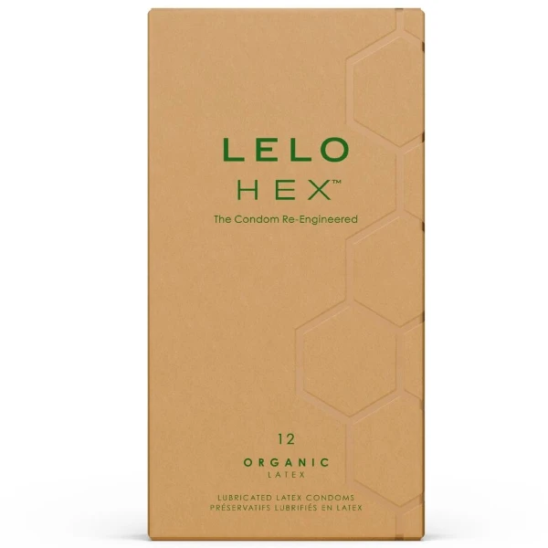 LELO - HEX ORGANIC CONDOM BOX 12 UNITÀ