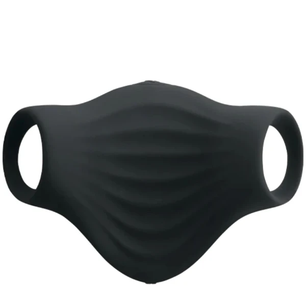 ROCKS-OFF - VIBRATORE FLESSIBILE PALM BLACK MASTURBATOR