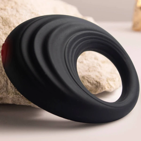 ROCKS-OFF - ANELLO VIBRANTE PER PENE SPIRE NERO