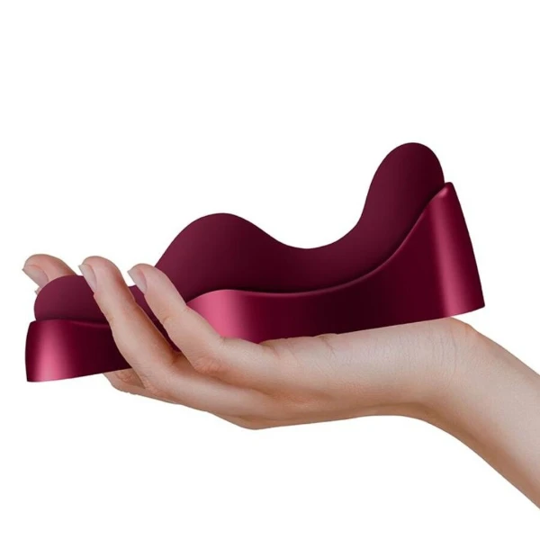 ROCKS-OFF - VIBRATORE PER PUNTO G ROSSO RUBY GLOW