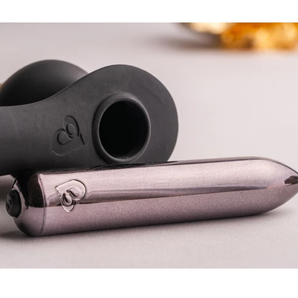 ROCKS-OFF - RO-ZEN RRO PLUG ANALE CON ANELLO VIBRANTE PER IL PENE NERO