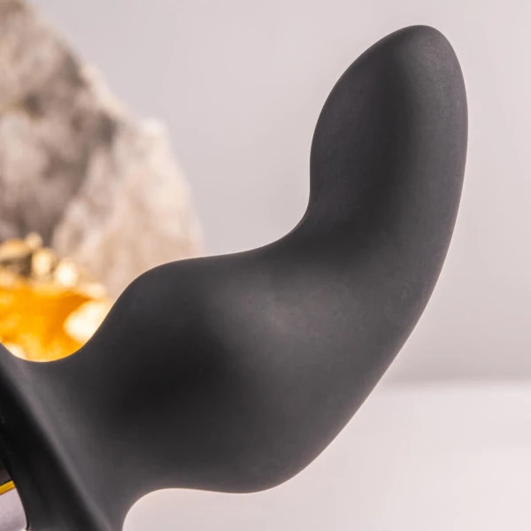 ROCKS-OFF - RO-ZEN RRO PLUG ANALE CON ANELLO VIBRANTE PER IL PENE NERO