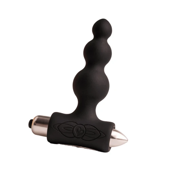 ROCKS-OFF - PETITE SENSATIONS BUBBLES PLUG ANALE VIBRATORE NERO