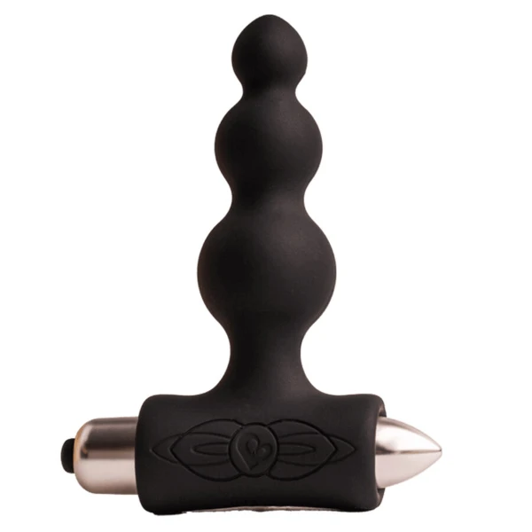 ROCKS-OFF - PETITE SENSATIONS BUBBLES PLUG ANALE VIBRATORE NERO