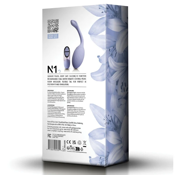 NIYA - N1 MASAJEADOR PÉLVICO KEGEL CON CONTROL REMOTO