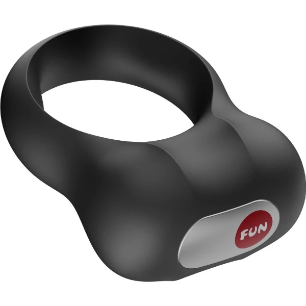 FUN FACTORY - STEADY ANILLO VIBRADOR PENE NEGRO