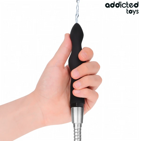 ADDICTED TOYS - PULITORE ANALE CON ADATTATORE UNIVERSALE MODELLO 3