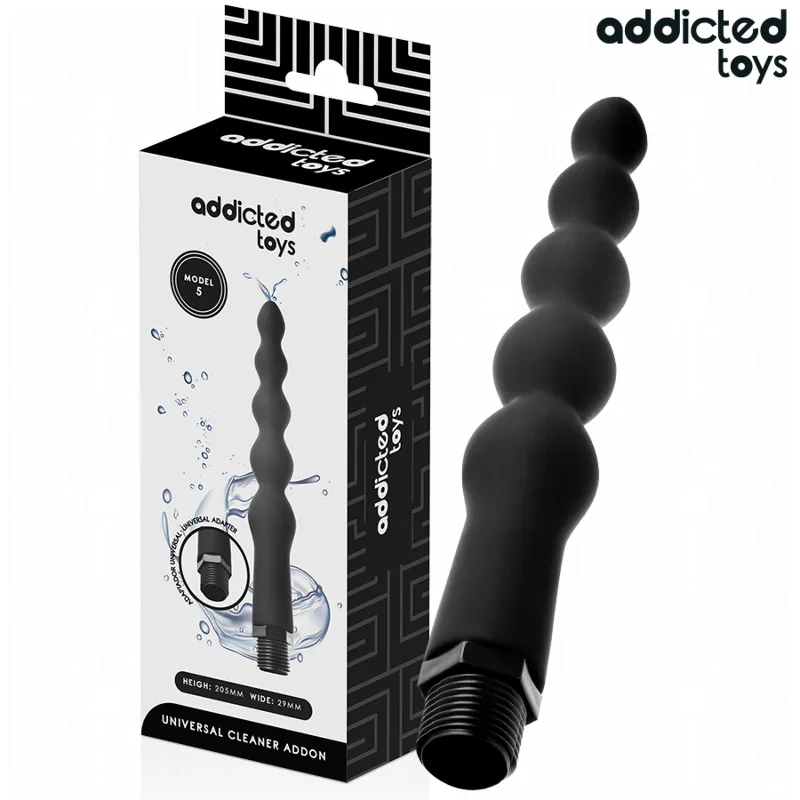 ADDICTED TOYS - PULITORE ANALE CON ADATTATORE UNIVERSALE MODELLO 5