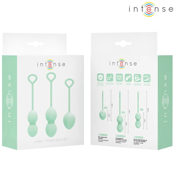 INTENSE - KIT PALLINE KEGEL CHARLI VERDE CHIARO