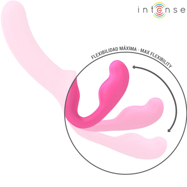 INTENSE - AMY DOPPIO VIBRATORE 20 CM ROSA TELECOMANDO