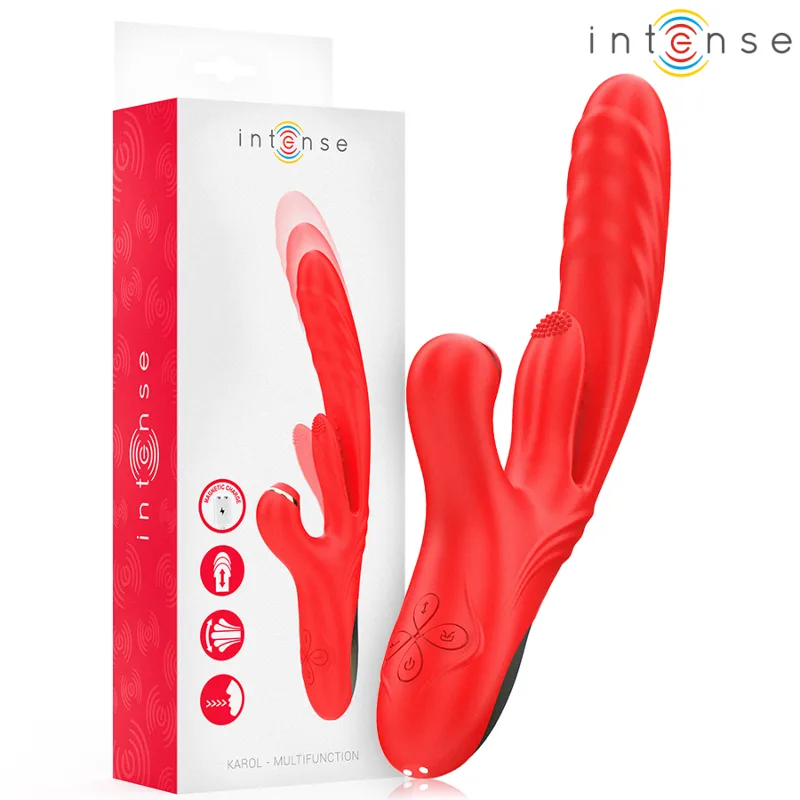 INTENSE - KAROL VIBRADOR MULTIFUNCIÓN EMPUJE & SUCCIÓN & ESTIMULACIÓN