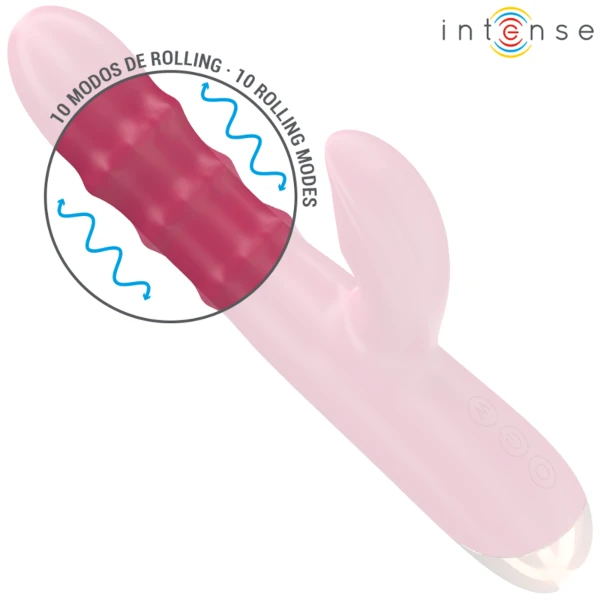 INTENSE - CHLOE VIBRATORE MULTIFUNZIONE 3 IN 1 ROSSO