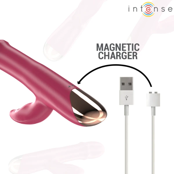 INTENSE - CHLOE VIBRATORE MULTIFUNZIONE 3 IN 1 ROSSO
