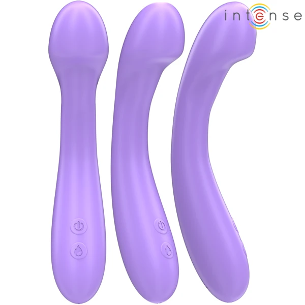INTENSE - VIBRATORE BECKY 19 CM RISCALDABILE 7 VIBRAZIONI VIOLA