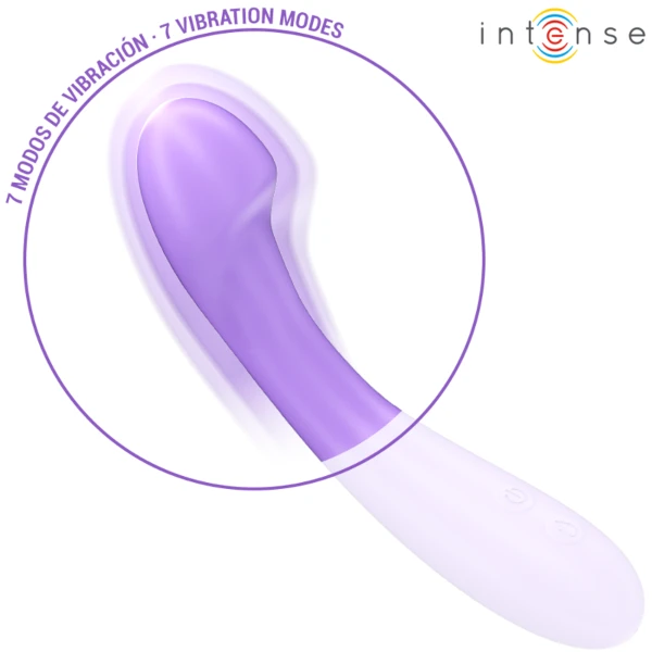 INTENSE - VIBRATORE BECKY 19 CM RISCALDABILE 7 VIBRAZIONI VIOLA
